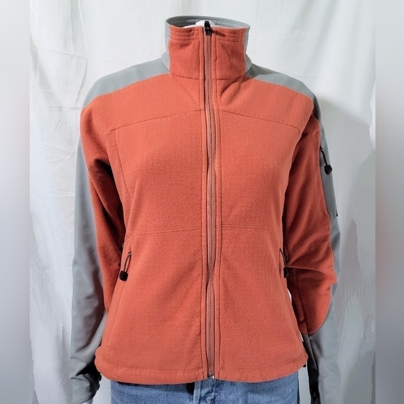 EMS Windstopper Jacket Full Zip Tangerine Gray Size Medium - Picture 5 of 9